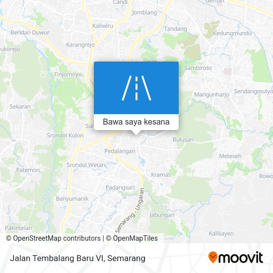 Peta Jalan Tembalang Baru VI