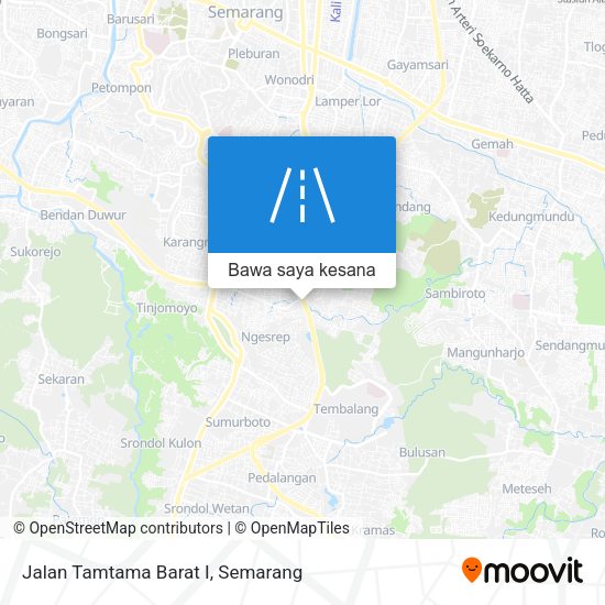 Peta Jalan Tamtama Barat I