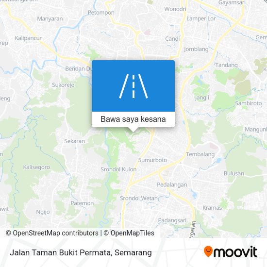 Peta Jalan Taman Bukit Permata