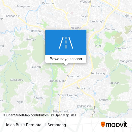 Peta Jalan Bukit Permata III
