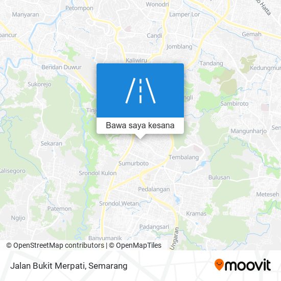 Peta Jalan Bukit Merpati