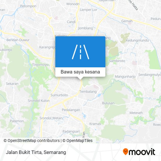 Peta Jalan Bukit Tirta