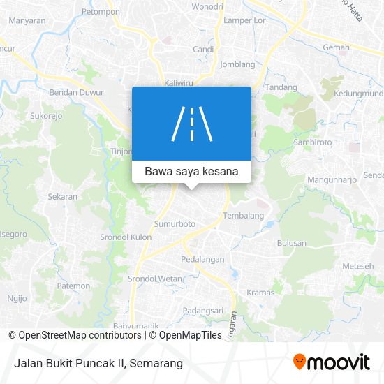 Peta Jalan Bukit Puncak II