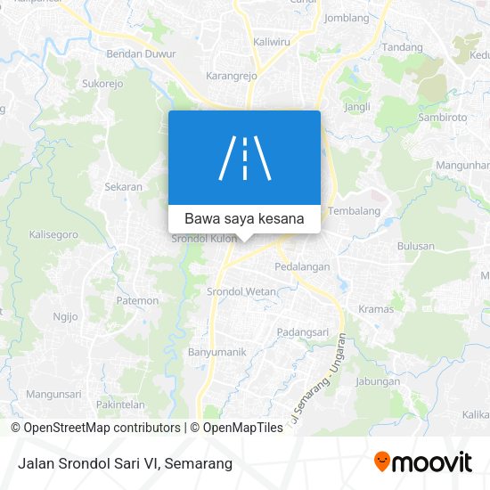 Peta Jalan Srondol Sari VI