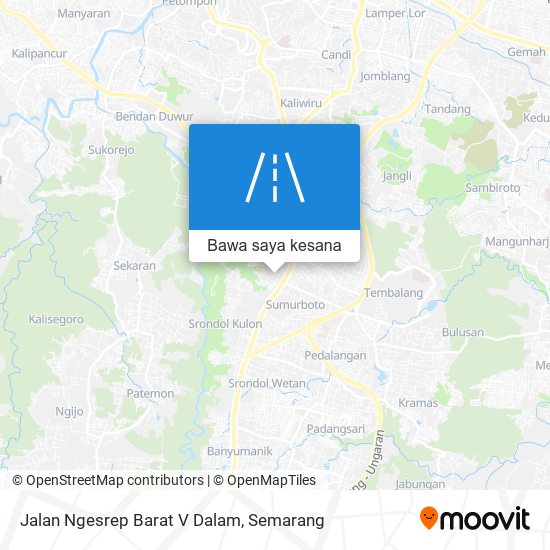 Peta Jalan Ngesrep Barat V Dalam