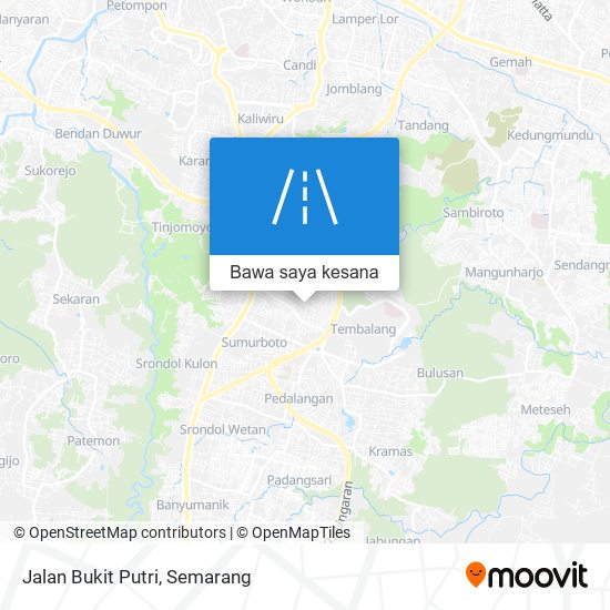 Peta Jalan Bukit Putri