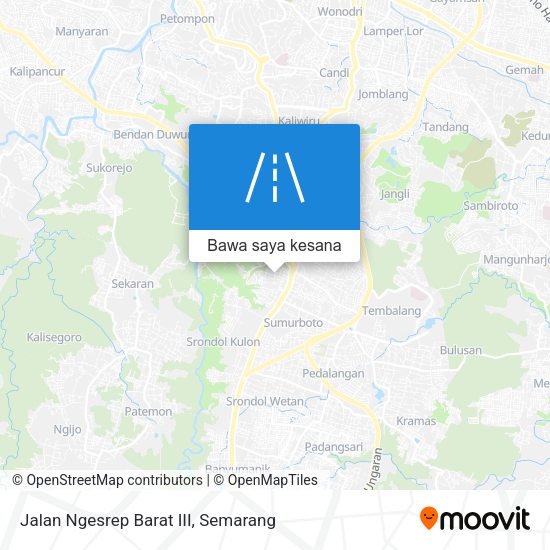 Peta Jalan Ngesrep Barat III