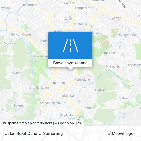 Peta Jalan Bukit Candra