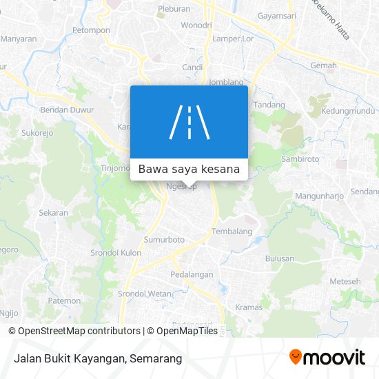 Peta Jalan Bukit Kayangan