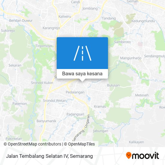 Peta Jalan Tembalang Selatan IV