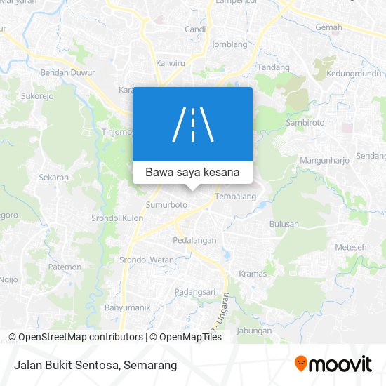 Peta Jalan Bukit Sentosa