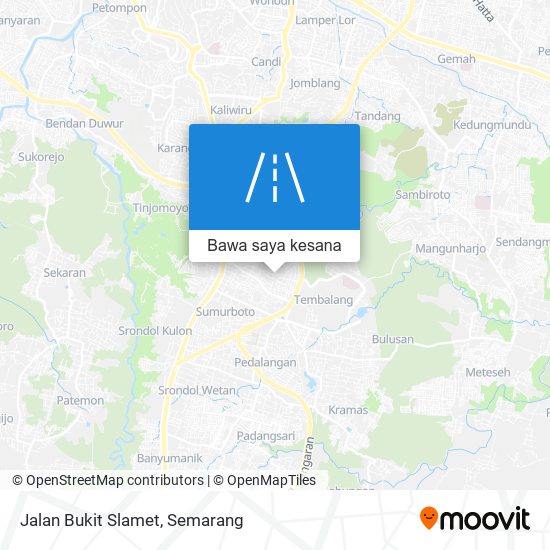 Peta Jalan Bukit Slamet