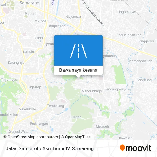 Peta Jalan Sambiroto Asri Timur IV