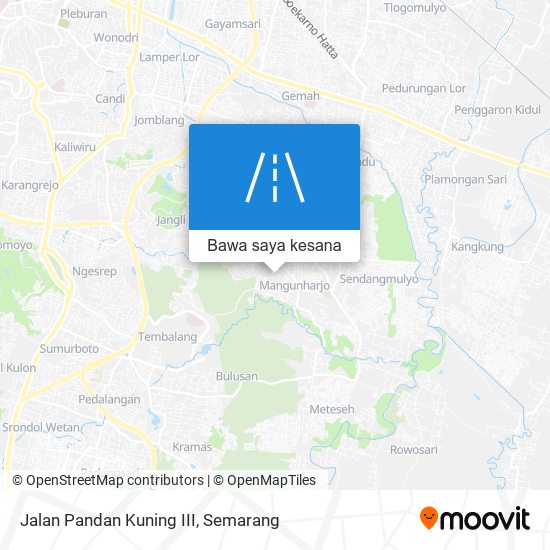 Peta Jalan Pandan Kuning III