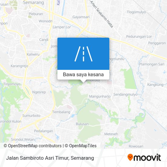 Peta Jalan Sambiroto Asri Timur