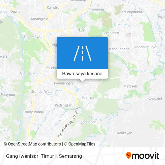 Peta Gang Iwenisari Timur I