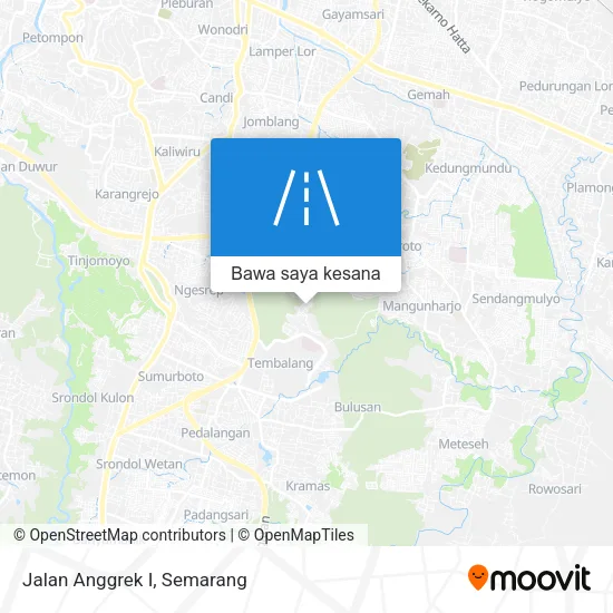 Peta Jalan Anggrek I