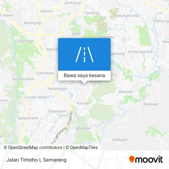 Peta Jalan Timoho I