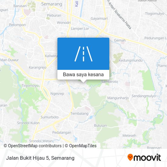 Peta Jalan Bukit Hijau 5