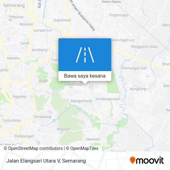 Peta Jalan Elangsari Utara V