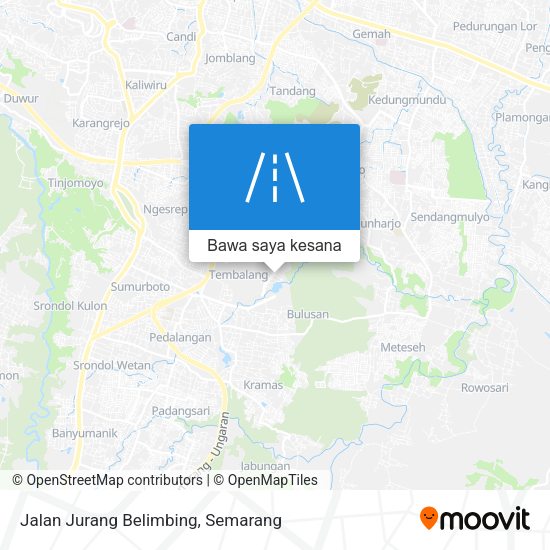 Peta Jalan Jurang Belimbing