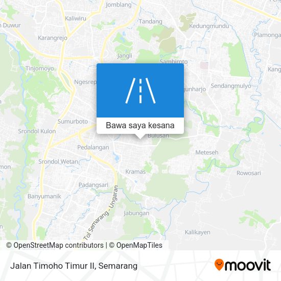 Peta Jalan Timoho Timur II