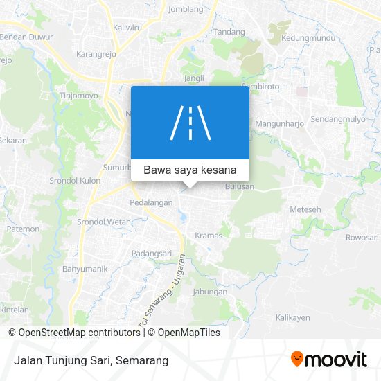 Peta Jalan Tunjung Sari