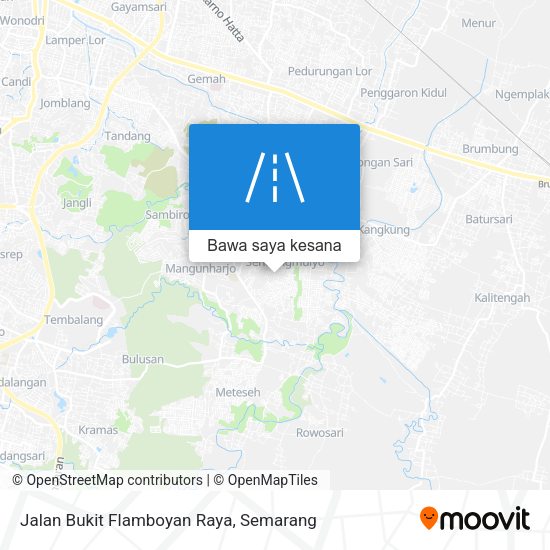 Peta Jalan Bukit Flamboyan Raya