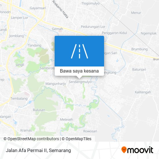 Peta Jalan Afa Permai II