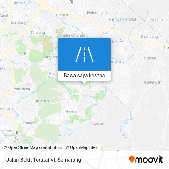 Peta Jalan Bukit Teratai VI