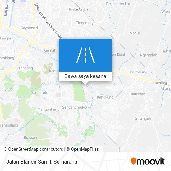 Peta Jalan Blancir Sari II