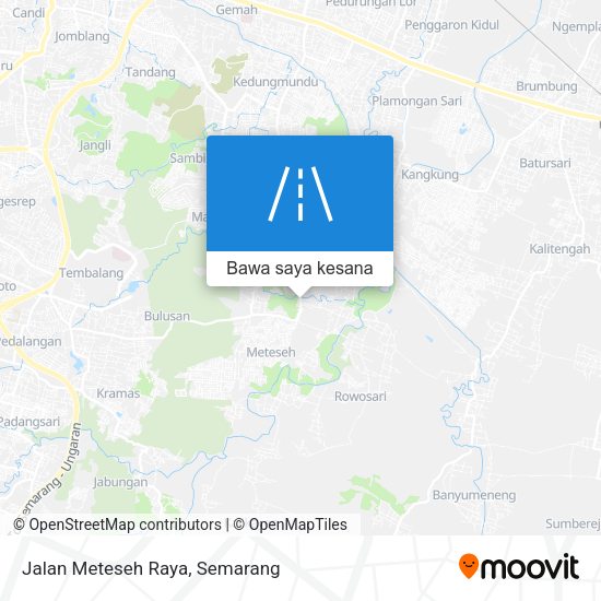 Peta Jalan Meteseh Raya