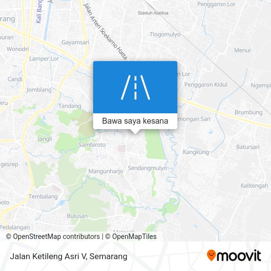 Peta Jalan Ketileng Asri V