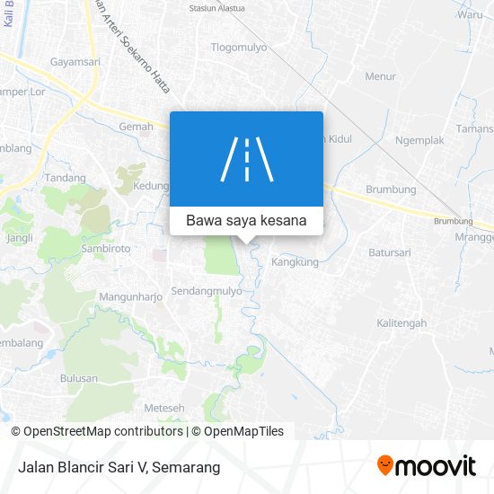 Peta Jalan Blancir Sari V