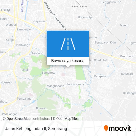 Peta Jalan Ketileng Indah II