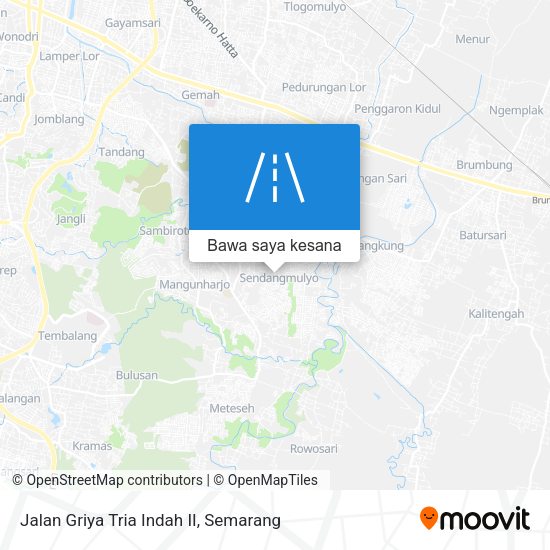 Peta Jalan Griya Tria Indah II