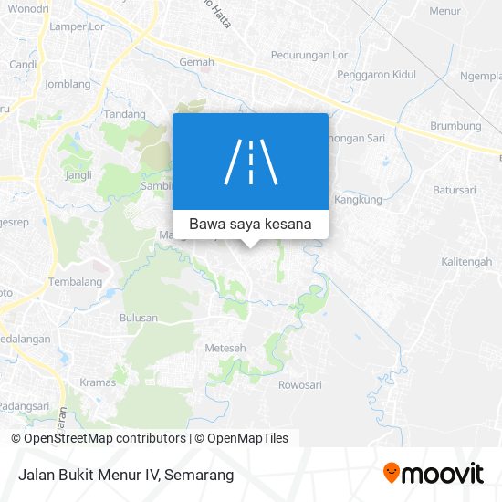 Peta Jalan Bukit Menur IV