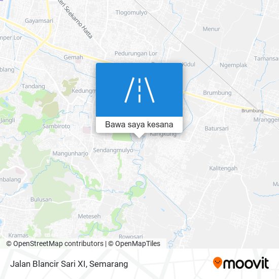 Peta Jalan Blancir Sari XI