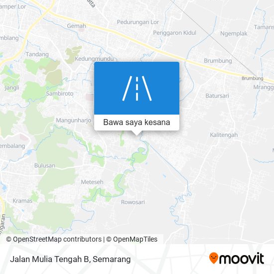 Peta Jalan Mulia Tengah B