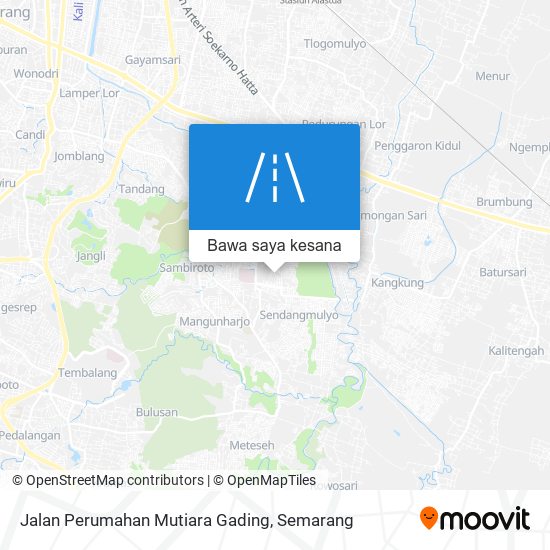 Peta Jalan Perumahan Mutiara Gading