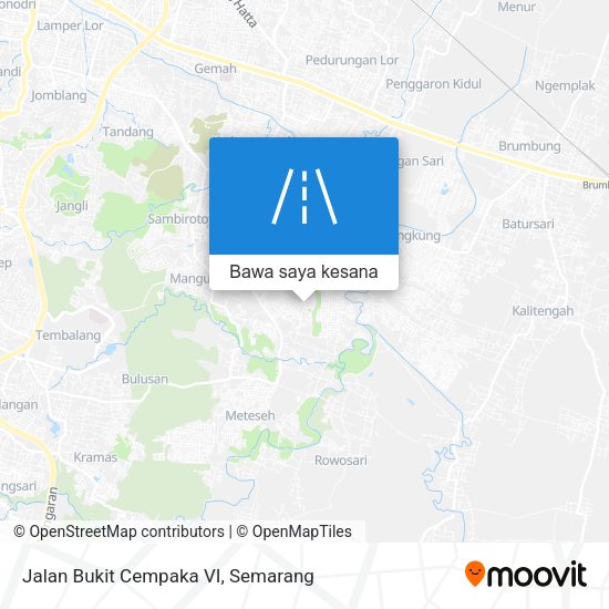 Peta Jalan Bukit Cempaka VI