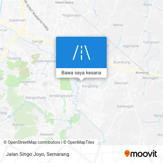 Peta Jalan Singo Joyo
