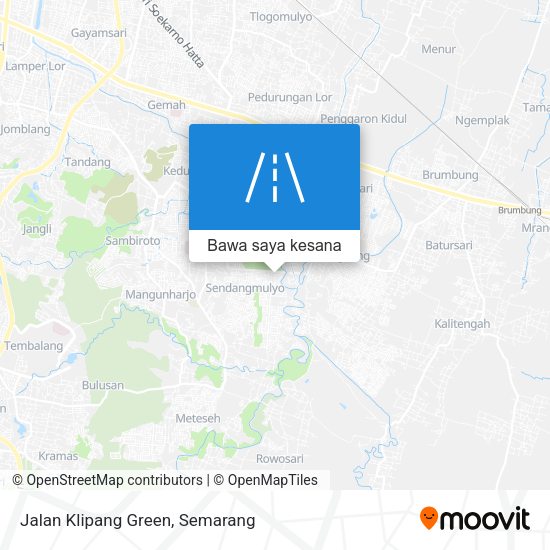 Peta Jalan Klipang Green