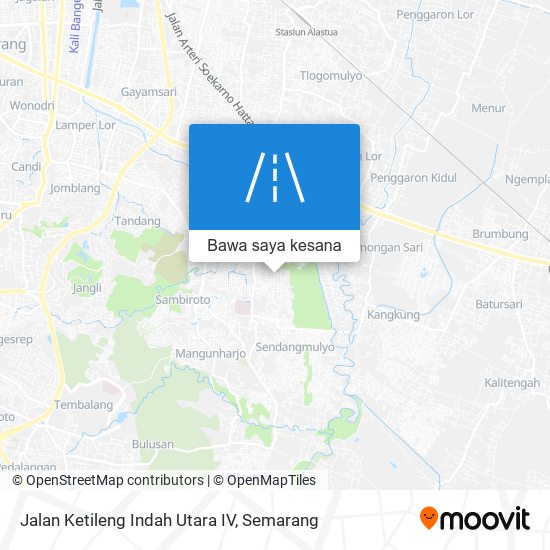 Peta Jalan Ketileng Indah Utara IV