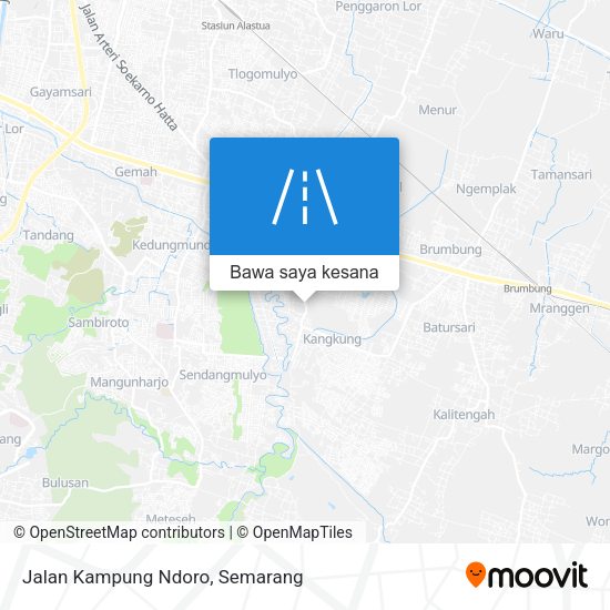 Peta Jalan Kampung Ndoro
