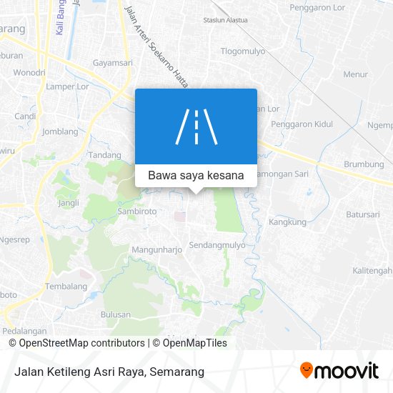 Peta Jalan Ketileng Asri Raya