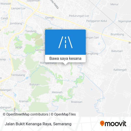 Peta Jalan Bukit Kenanga Raya