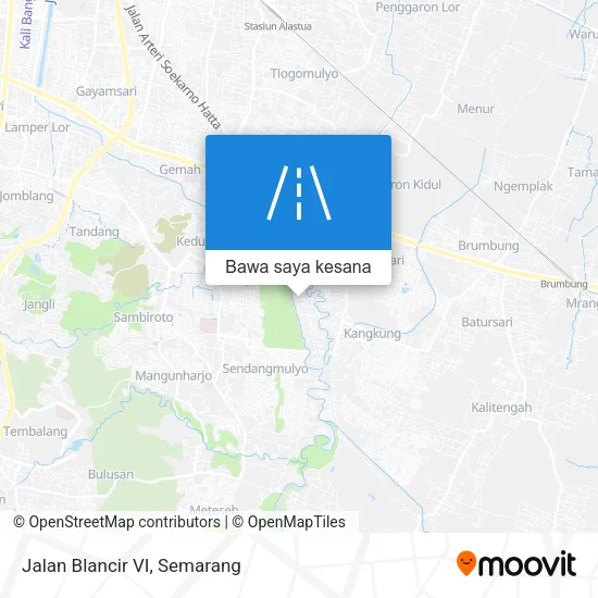 Peta Jalan Blancir VI