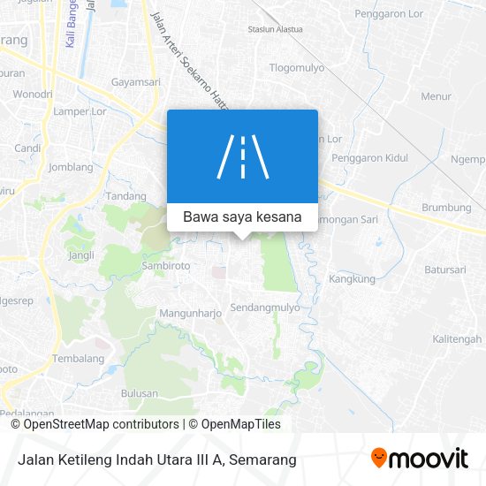Peta Jalan Ketileng Indah Utara III A