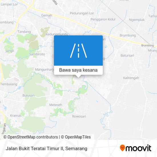Peta Jalan Bukit Teratai Timur II